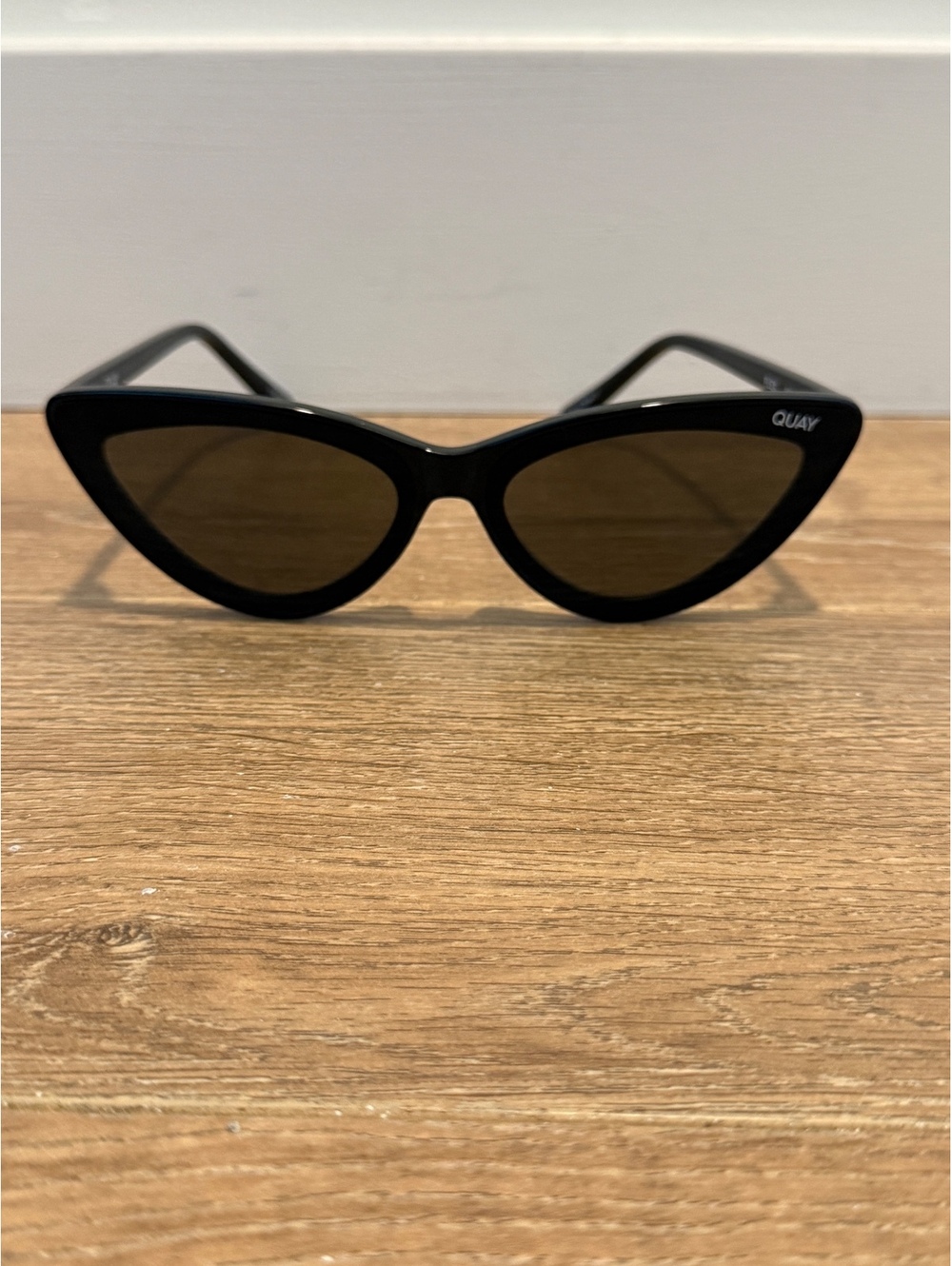 QUAY Flex 111 Black Cat Eye Sunglasses